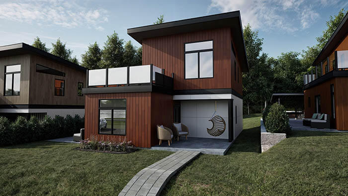 Lakeside Villa render