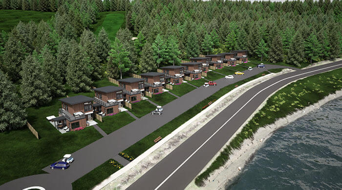 Lakeview Villas Aerial Render